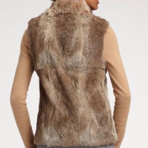 Pologeorgis Rabbit Fur Vest- Small. Perfect Condition - Picture 2 of 6